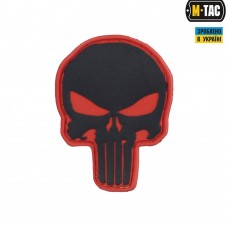 M-Tac нашивка Punisher PVC Red/Black