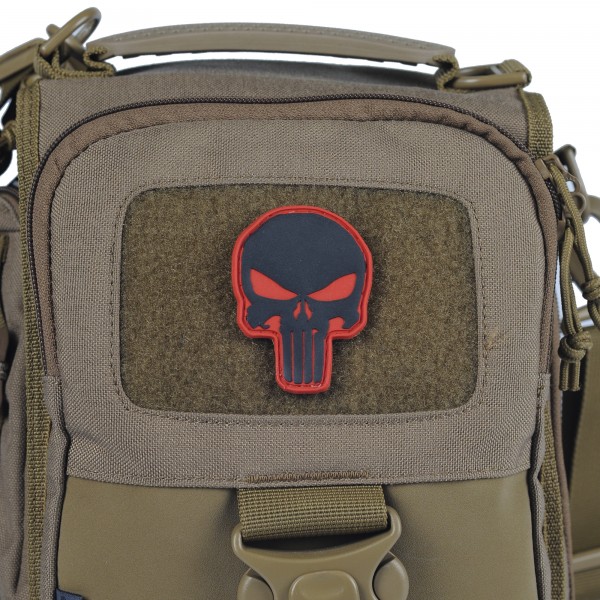 M-Tac нашивка Punisher PVC Red/Black - 51136332