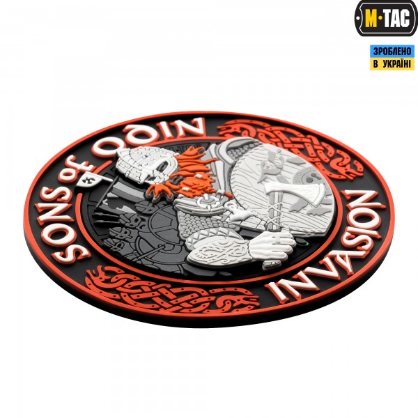 M-Tac нашивка Sons of Odin 3D PVC Black/Red - 51137233 M-Tac нашивка Sons of Odin 3D PVC Black/Red - 51137233
