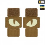 M-Tac нашивка Tiger Eyes Laser Cut (пара) Coyote