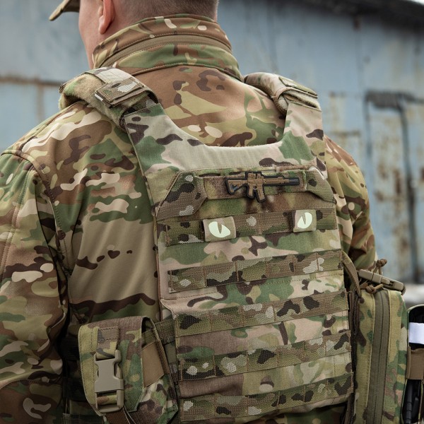 M-Tac нашивка Tiger Eyes Laser Cut (пара) Multicam - 51140008