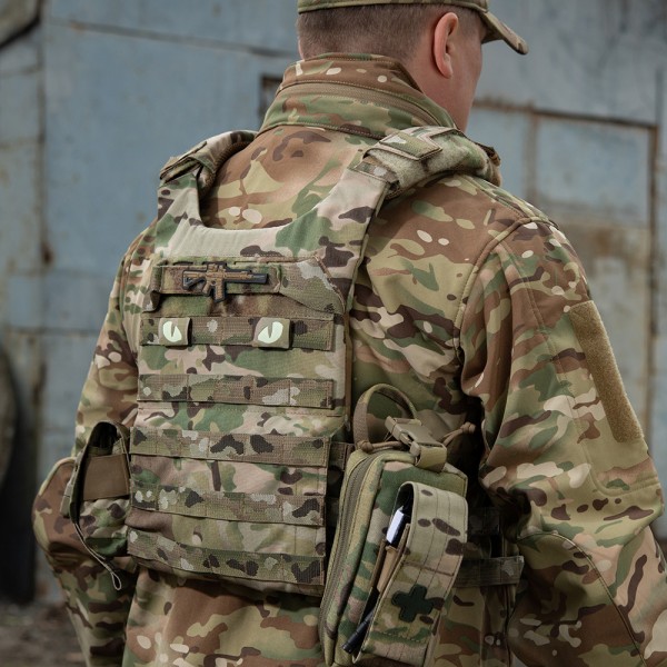 M-Tac нашивка Tiger Eyes Laser Cut (пара) Multicam - 51140008