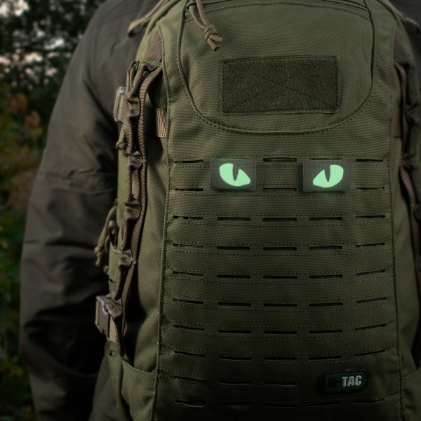 M-Tac нашивка Tiger Eyes Laser Cut (пара) Ranger Green - 51140023