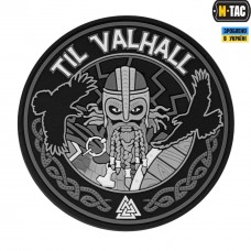 M-Tac нашивка Til Valhall PVC Grey/Black