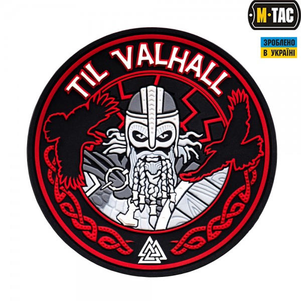M-Tac нашивка Til Valhall PVC Red/Black - 51142332