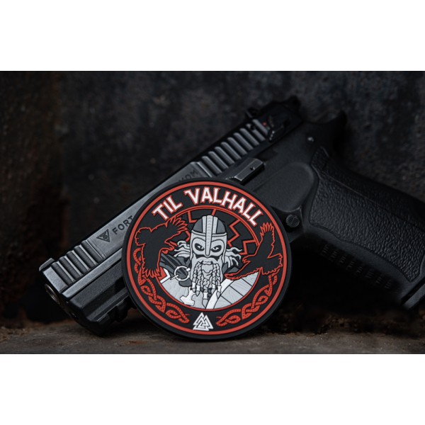 M-Tac нашивка Til Valhall ПВХ червоно-чорна - 51142332 M-Tac нашивка Til Valhall ПВХ червоно-чорна - 51142332