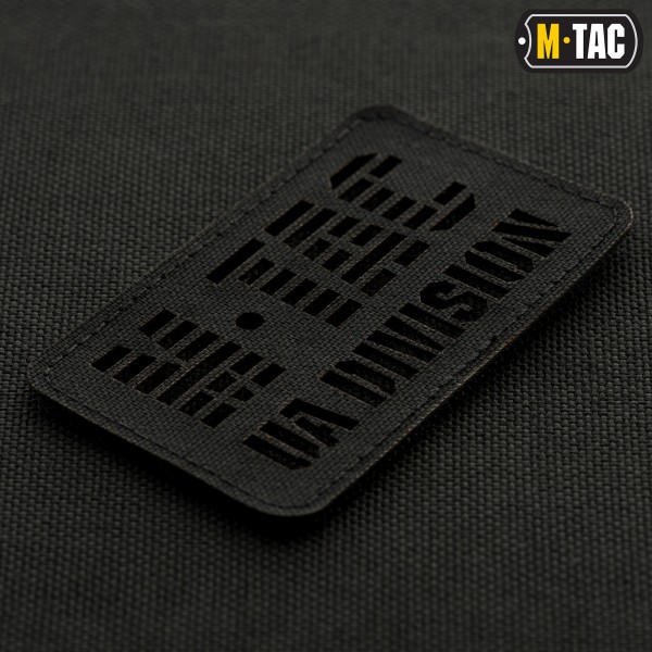 M-Tac нашивка UA Division сквозная Laser Cut Black - 51145002 M-Tac нашивка UA Division сквозная Laser Cut Black - 51145002