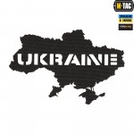 M-Tac нашивка Ukraine (контур) скрізна Laser Cut Black