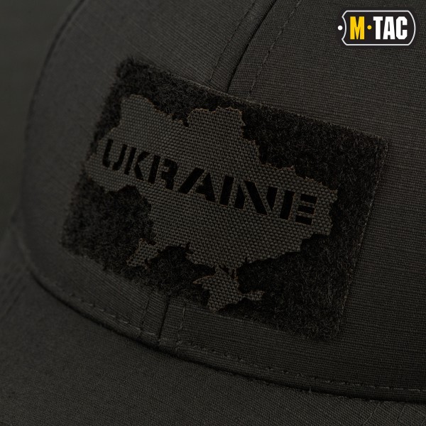 M-Tac нашивка Ukraine (контур) скрізна Laser Cut Black - 51148002