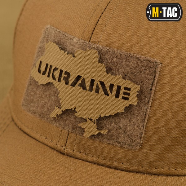 M-Tac нашивка Ukraine (контур) скрізна Laser Cut Coyote - 51148005