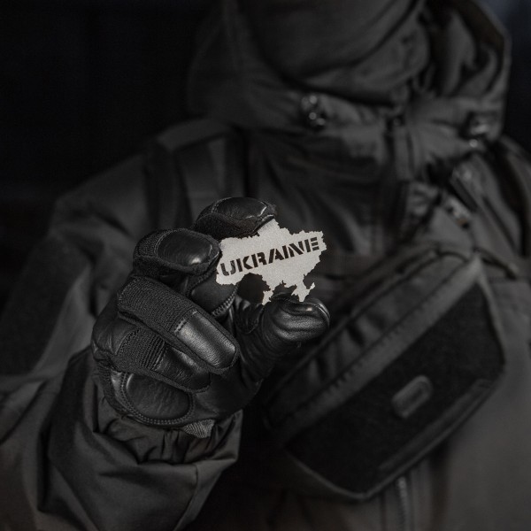 M-Tac нашивка Ukraine (контур) скрізна Laser Cut світловідбиваюча - 51148099