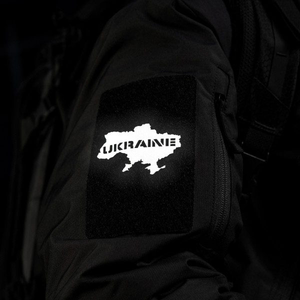 M-Tac нашивка Ukraine (контур) скрізна Laser Cut світловідбиваюча - 51148099