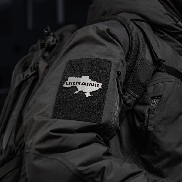 M-Tac нашивка Ukraine (контур) скрізна Laser Cut світловідбиваюча - 51148099