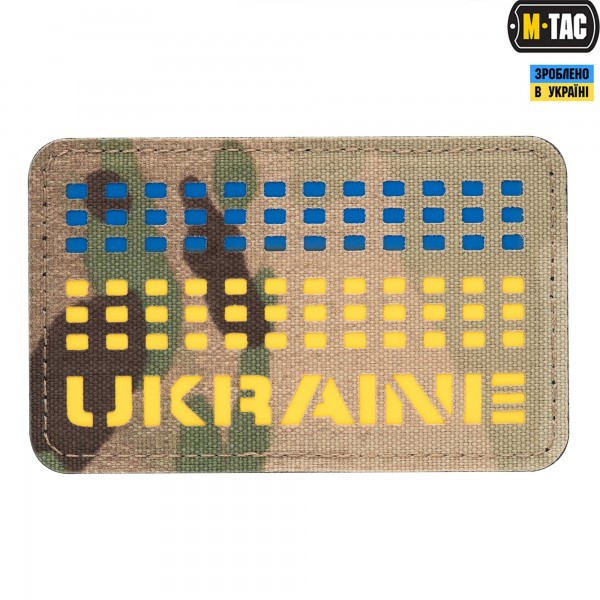 M-Tac нашивка Ukraine Laser Cut Multicam/Yellow/Blue - 51150008