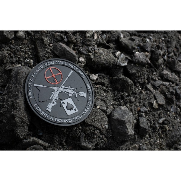 M-Tac нашивка Ukrainian Snipers PVC Black - 51156002