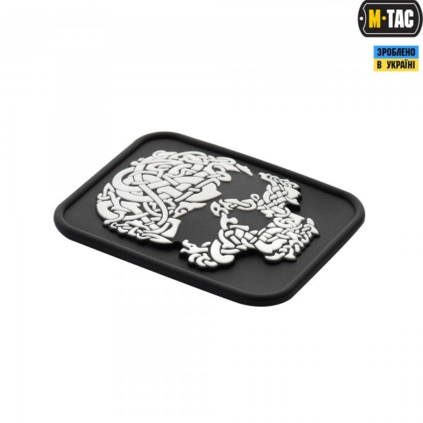 M-Tac нашивка Viking Skull PVC Black/White - 51158236 M-Tac нашивка Viking Skull PVC Black/White - 51158236