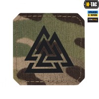M-Tac нашивка Валькнут Laser Cut Multicam/Black