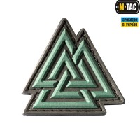 M-Tac нашивка Валькнут PVC Black/Olive