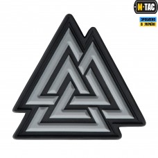 M-Tac нашивка Валькнут PVC Black/Grey