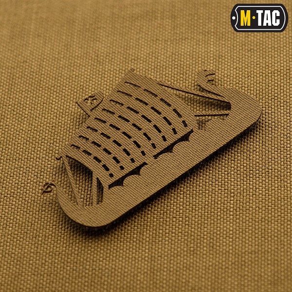 M-Tac нашивка Драккар скрізна Laser Cut Coyote - 51170005