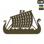 M-Tac нашивка Драккар сквозная Laser Cut Ranger Green