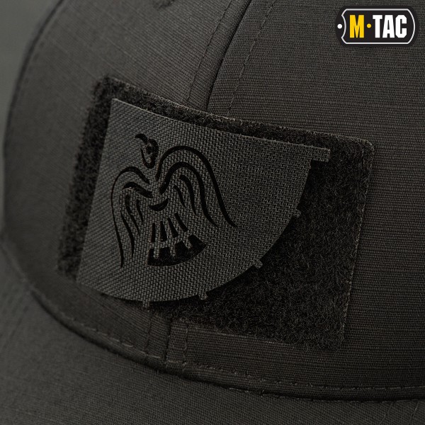 M-Tac нашивка Стяг Крука сквозная Laser Cut Black - 51172002
