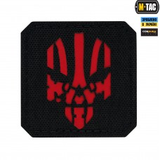 M-Tac нашивка Месник Laser Cut Black/Red