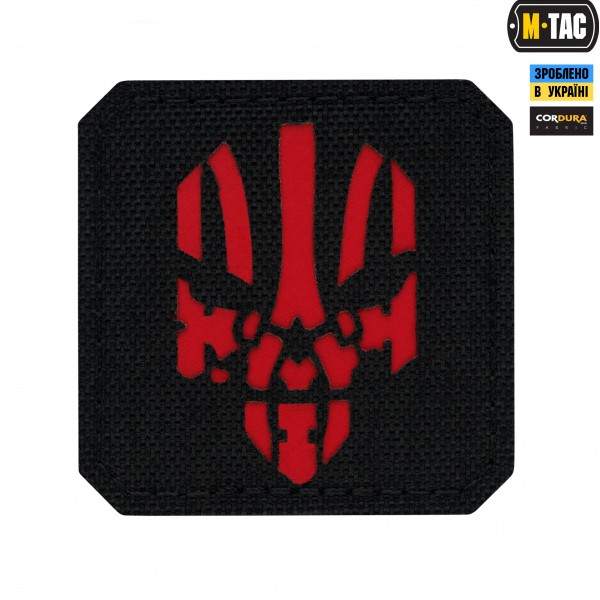 M-Tac нашивка Месник Laser Cut Black/Red - 51178233