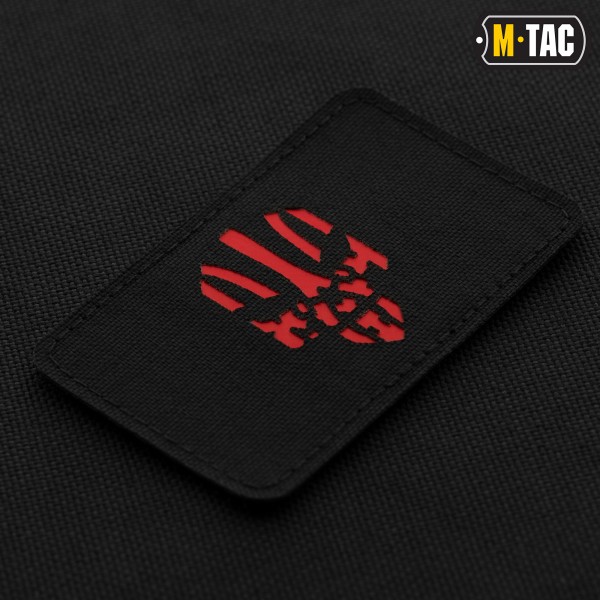 M-Tac нашивка Месник горизонтальна Laser Cut Black/Red - 51179233 M-Tac нашивка Месник горизонтальна Laser Cut Black/Red - 51179233