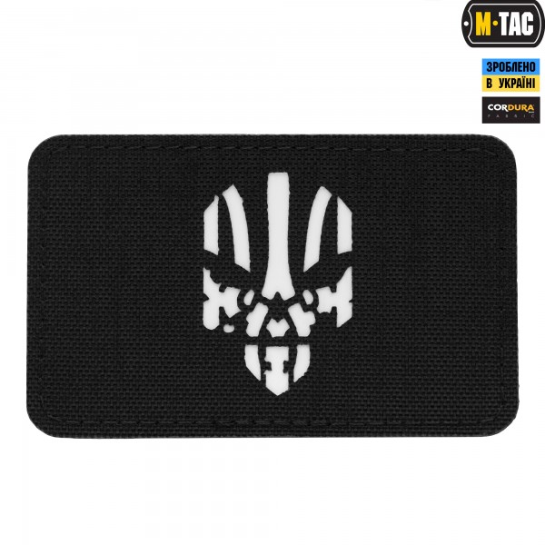 M-Tac нашивка Месник горизонтальная Laser Cut Black/GID - 51179299