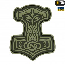 M-Tac нашивка Молот Тора PVC Olive