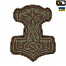 M-Tac нашивка Молот Тора PVC Coyote