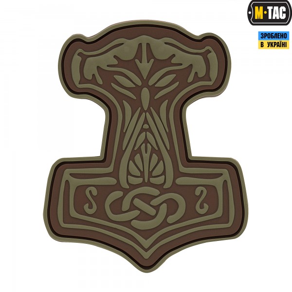 M-Tac нашивка Молот Тора PVC Coyote - 51181005