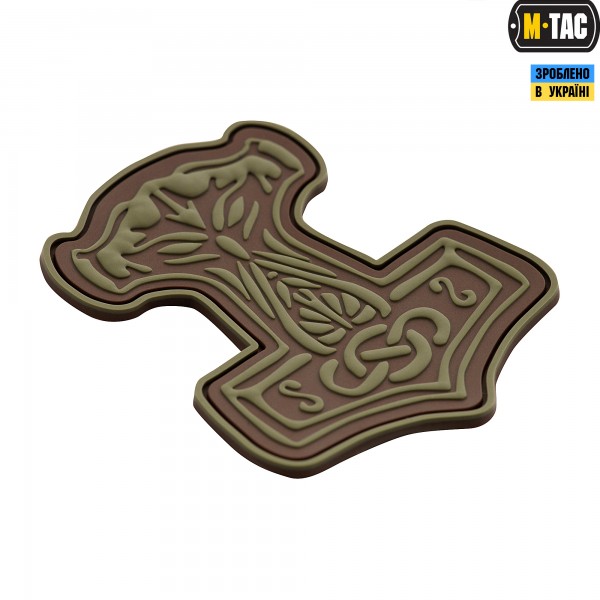 M-Tac нашивка Молот Тора PVC Coyote - 51181005
