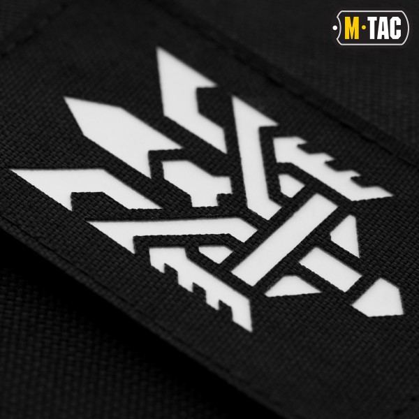 M-Tac нашивка Тризуб (стилизация) Laser Cut вертикальная Black/GID - 51196299 M-Tac нашивка Тризуб (стилизация) Laser Cut вертикальная Black/GID - 51196299