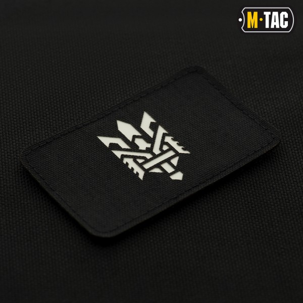 M-Tac нашивка Тризуб (стилизация) Laser Cut горизонтальная Black/GID - 51197299 M-Tac нашивка Тризуб (стилизация) Laser Cut горизонтальная Black/GID - 51197299