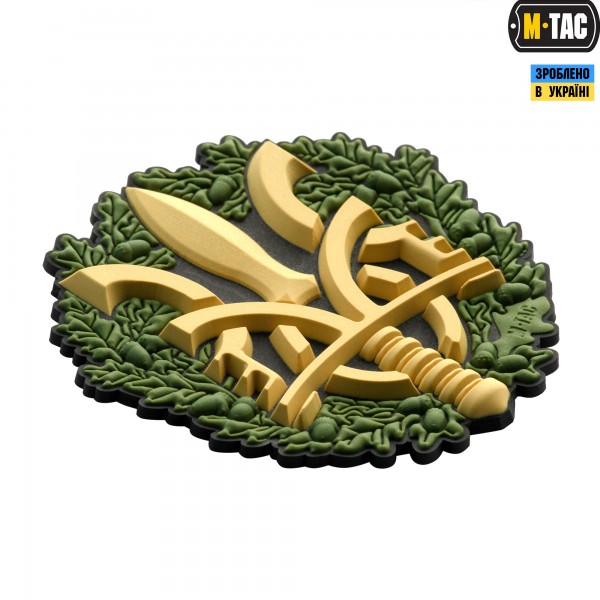 M-Tac нашивка Тризуб з дубовим вінком 3D ПВХ - 51199000
