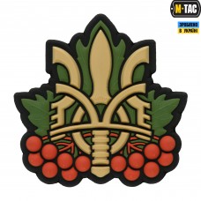 M-Tac нашивка Тризуб с калиной 3D PVC