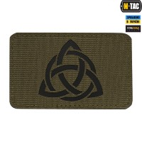 M-Tac нашивка Трикветр Laser Cut Ranger Green/Black