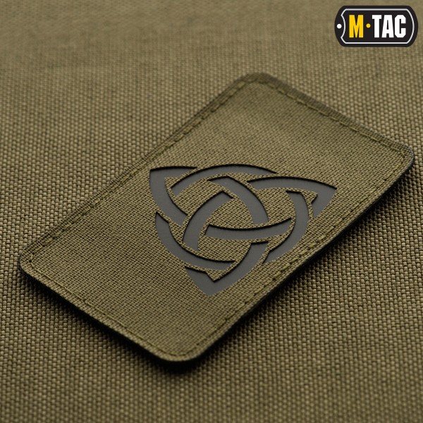 M-Tac нашивка Трикветр Laser Cut Ranger Green/Black - 51201232 M-Tac нашивка Трикветр Laser Cut Ranger Green/Black - 51201232