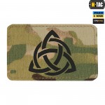 M-Tac нашивка Трикветр Laser Cut Multicam/Black
