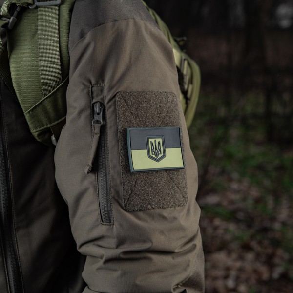 M-Tac нашивка флаг Украины большой PVC Olive - 51214001 M-Tac нашивка флаг Украины большой PVC Olive - 51214001