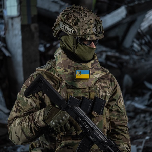 M-Tac нашивка флаг Украины с малым гербом PVC - 51214100 M-Tac нашивка флаг Украины с малым гербом PVC - 51214100