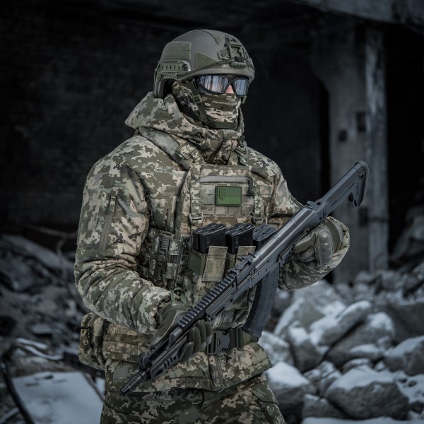 M-Tac нашивка флаг Украины с малым гербом PVC олива - 51214101 M-Tac нашивка флаг Украины с малым гербом PVC олива - 51214101