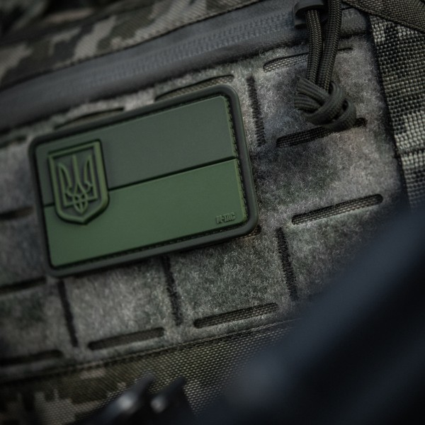 M-Tac нашивка флаг Украины с малым гербом PVC олива - 51214101 M-Tac нашивка флаг Украины с малым гербом PVC олива - 51214101
