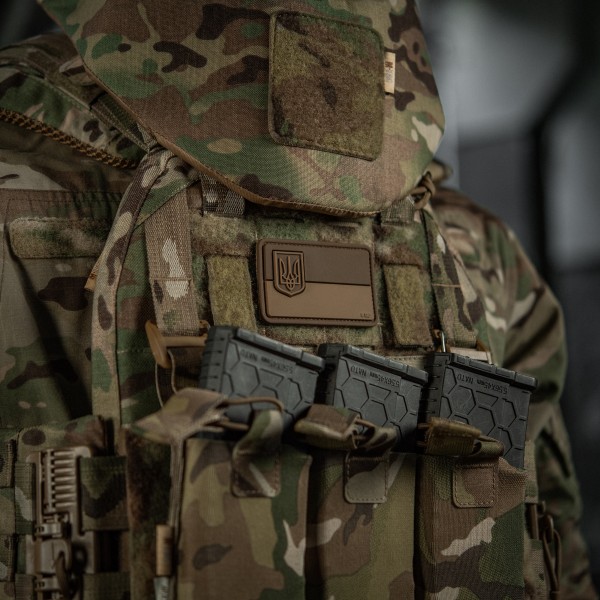 M-Tac нашивка флаг Украины с малым гербом PVC coyote - 51214105 M-Tac нашивка флаг Украины с малым гербом PVC coyote - 51214105