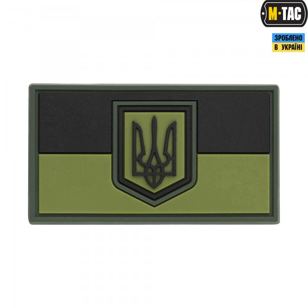 M-Tac нашивка флаг Украины малый PVC Olive - 51215001