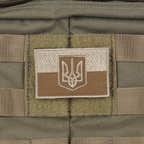 M-Tac нашивка прапор України з гербом хакі - 51216004 M-Tac нашивка прапор України з гербом хакі - 51216004