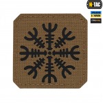 M-Tac нашивка шолом Жаху Laser Cut Coyote/Black