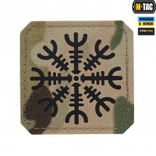 M-Tac нашивка Шлем Ужаса Laser Cut Multicam/Black